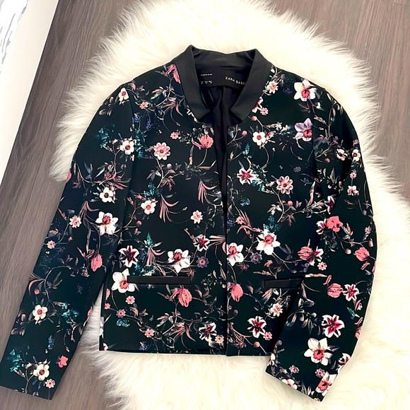 Zara flower blazer - Picture 1 of 5